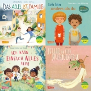 Buchcover und Innenansicht für das Buch: Maxi-Pixi-4er-Set 107: Du, ich und wir (4x1 Exemplar)