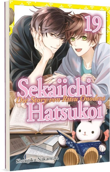 Buchcover und Innenansicht für das Buch: Sekaiichi Hatsukoi
