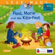 Buchcover und Innenansicht für das Buch: LESEMAUS 184: Paul, Marie und das Kita-Fest 
