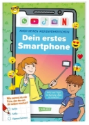 Buchcover und Innenansicht für das Buch: Mach deinen Medienführerschein: Dein erstes Smartphone