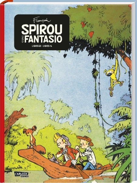 Buchcover und Innenansicht für das Buch: Spirou und Fantasio Gesamtausgabe Neuedition 3