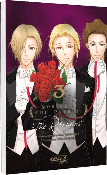 Buchcover und Innenansicht für das Buch: Yuukoku no Moriarty