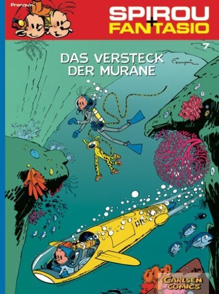 Buchcover und Innenansicht für das Buch: Le Repaire de la murène