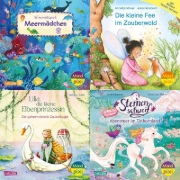Buchcover und Innenansicht für das Buch: Maxi-Pixi-4er-Set 120: Fantasie und Magie (4x1 Exemplar)