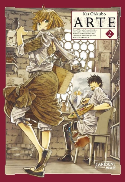 Buchcover und Innenansicht für das Buch: Arte