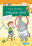 Buchcover und Innenansicht für das Buch: Schlau für die Schule: Mein bunter Motorik-Block