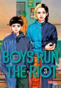 Buchcover und Innenansicht für das Buch: Boys Run the Riot