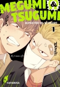Buchcover und Innenansicht für das Buch: Megumi to Tsugumi
