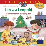 Buchcover und Innenansicht für das Buch: LESEMAUS 163: Leo und Leopold - Weihnachten im Kindergarten