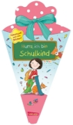 Buchcover und Innenansicht für das Buch: Schlau für die Schule: Hurra, ich bin Schulkind (Schultüte rosa/blau)