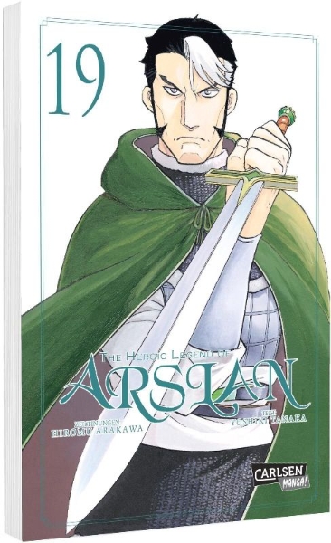 Buchcover und Innenansicht für das Buch: Arslan Senki