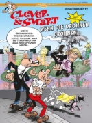 Buchcover und Innenansicht für das Buch: Mortadelo y Filemon: Drones Matones