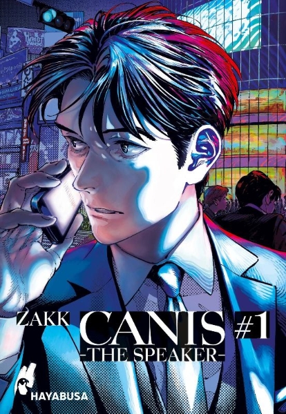 Buchcover und Innenansicht für das Buch: CANIS -THE SPEAKER-