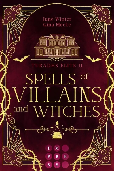 Buchcover und Innenansicht für das Buch: Spells of Villains and Witches  (Turadhs Elite 2)