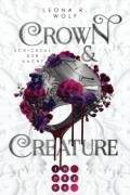 Buchcover und Innenansicht für das Buch: Crown & Creature - Schicksal der Nacht (Crown & Creature 2)