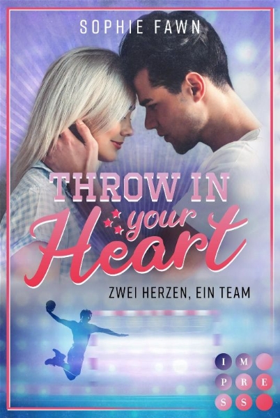 Buchcover und Innenansicht für das Buch: Throw in your Heart. Zwei Herzen, ein Team