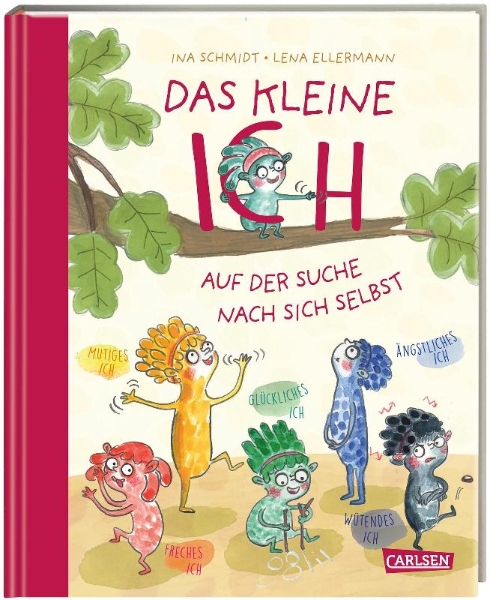 Buchcover und Innenansicht für das Buch: Das kleine Ich auf der Suche nach sich selbst