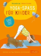 Buchcover und Innenansicht für das Buch: Yoga-Spaß für Kinder
