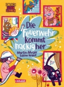 Buchcover und Innenansicht für das Buch: Die Feuerwehr kommt nackig her