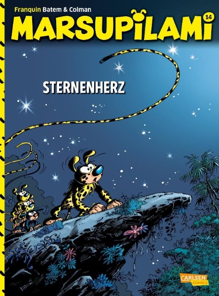 Buchcover und Innenansicht für das Buch: Marsupilami 27 - Coeur d'étoile