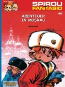 Buchcover und Innenansicht für das Buch: Spirou à Moscou