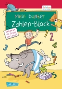 Buchcover und Innenansicht für das Buch: Schlau für die Schule: Mein bunter Zahlen-Block