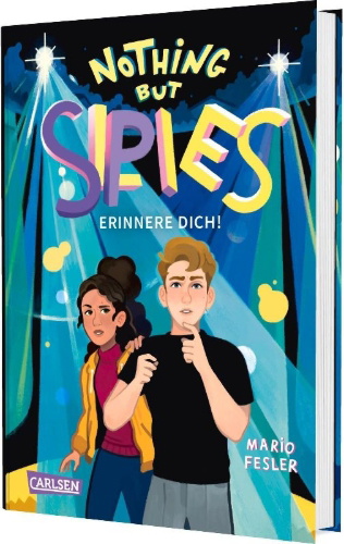 Buchcover und Innenansicht für das Buch: Nothing but Spies 2: Erinnere dich!