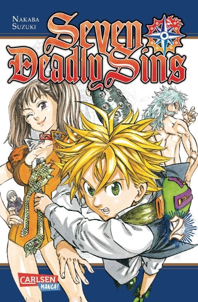 Buchcover und Innenansicht für das Buch: Nanatsu no Taizai