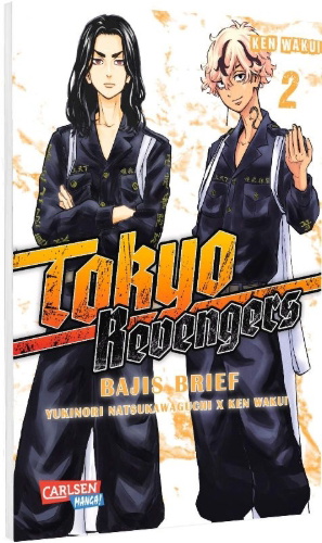 Buchcover und Innenansicht für das Buch: Tokyo Revengers - Baji Keisuke kara no Tegami