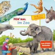 Buchcover und Innenansicht für das Buch: Hör mal (Soundbuch): Im Zoo