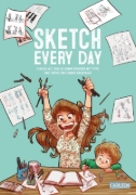Buchcover und Innenansicht für das Buch: Sketch every day