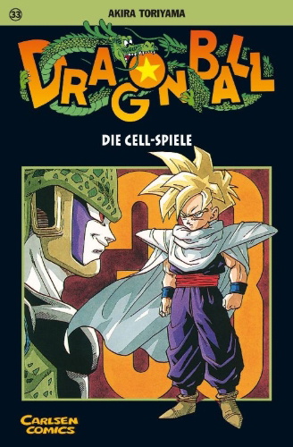 Buchcover und Innenansicht für das Buch: Dragon Ball 33. Die Cell-Spiele