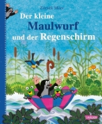 Buchcover und Innenansicht für das Buch: Der kleine Maulwurf und der Regenschirm