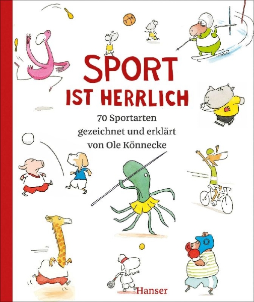 Buchcover und Innenansicht für das Buch: Sport ist herrlich