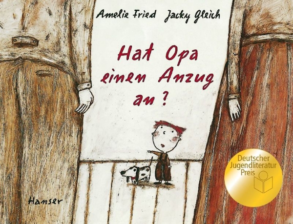 Buchcover und Innenansicht für das Buch: Hat Opa einen Anzug an?