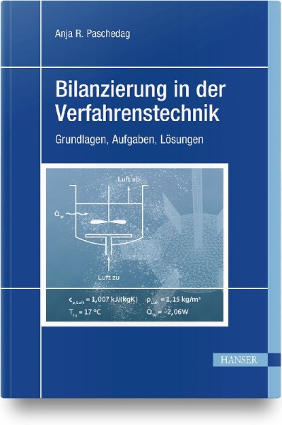 Buchcover und Innenansicht für das Buch: Bilanzierung in der Verfahrenstechnik