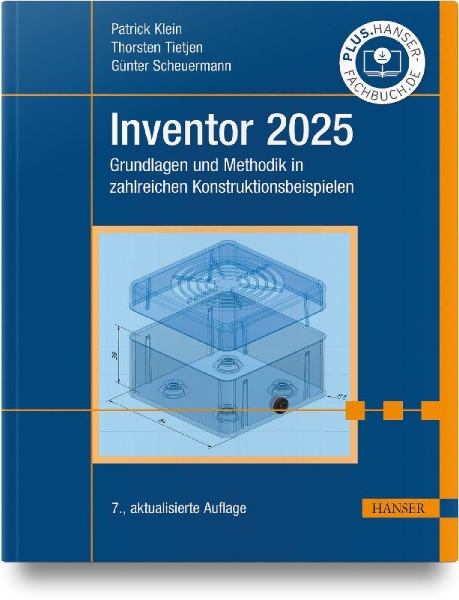 Buchcover und Innenansicht für das Buch: Inventor 2025