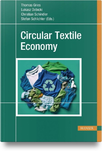 Buchcover und Innenansicht für das Buch: Circular Textile Economy