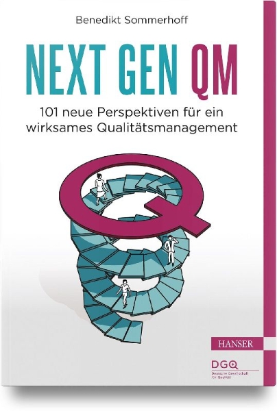 Buchcover und Innenansicht für das Buch: Next Gen QM
