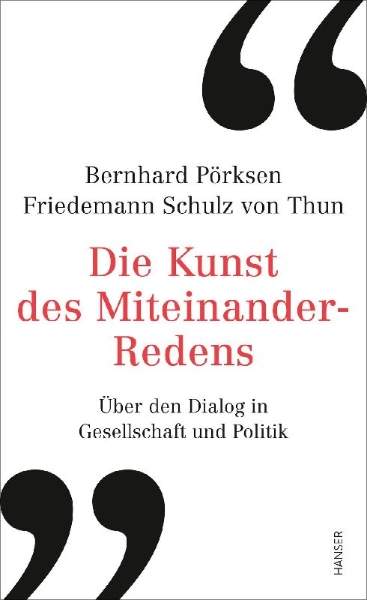 Buchcover und Innenansicht für das Buch: Die Kunst des Miteinander-Redens