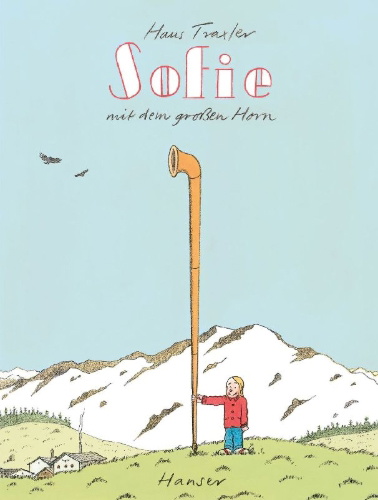 Buchcover und Innenansicht für das Buch: Sofie mit dem großen Horn
