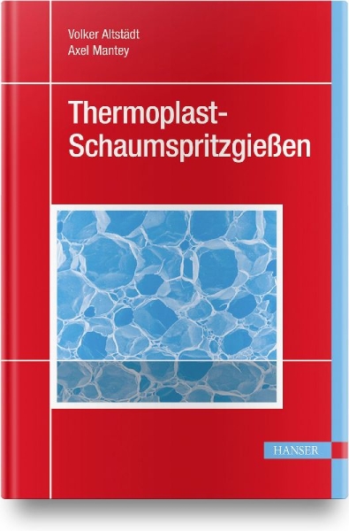 Buchcover und Innenansicht für das Buch: Schaumspritzgießen