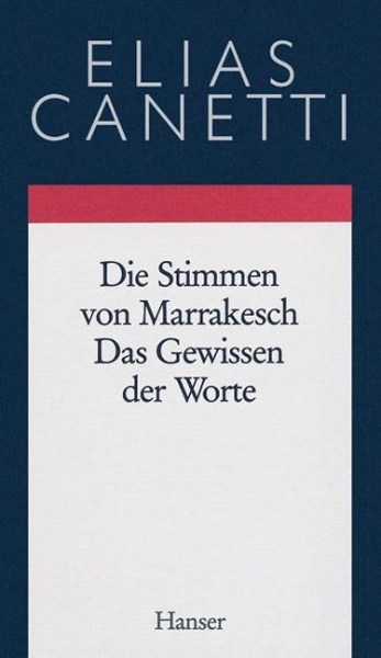 Buchcover und Innenansicht für das Buch: Gesammelte Werke 06. Die Stimmen von Marrakesch / Das Gewissen der Worte