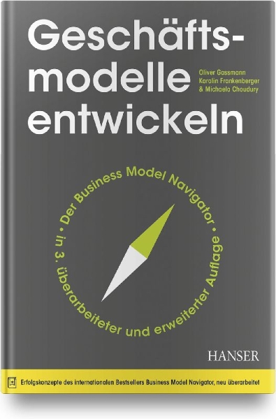 Buchcover und Innenansicht für das Buch: Geschäftsmodelle entwickeln