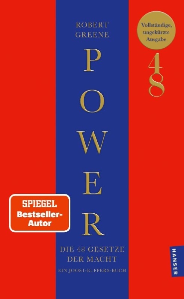 Buchcover und Innenansicht für das Buch: The 48 Laws of Powers. A Joost Elffers Production