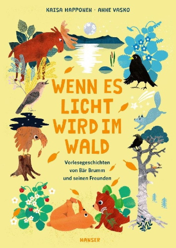 Buchcover und Innenansicht für das Buch: Mur ja metsän valo