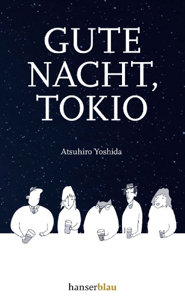 Buchcover und Innenansicht für das Buch: Oyasumi Tokyo