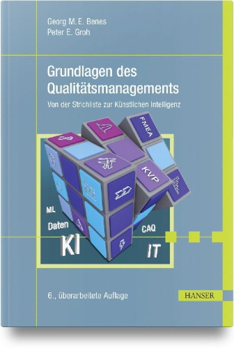 Buchcover und Innenansicht für das Buch: Grundlagen des Qualitätsmanagements