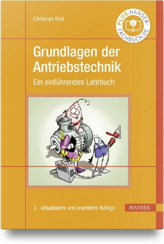 Buchcover und Innenansicht für das Buch: Grundlagen der Antriebstechnik