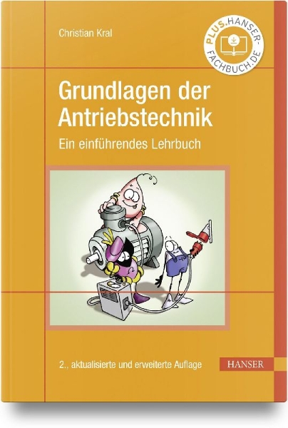 Buchcover und Innenansicht für das Buch: Grundlagen der Antriebstechnik